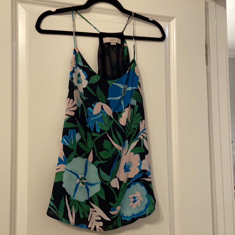 Tank top, small, multicolor print